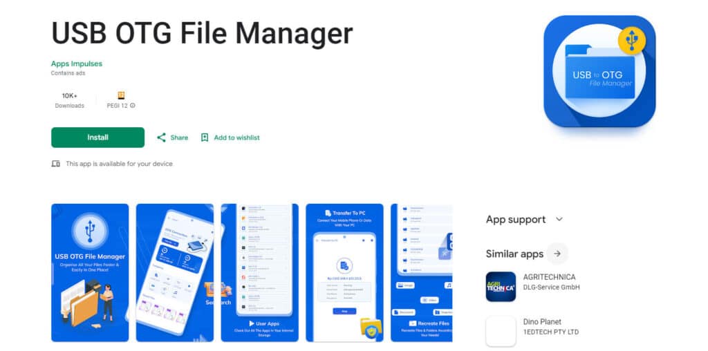USB OTG File Manager