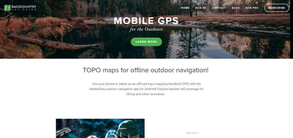 BackCountry Navigator App For Android 