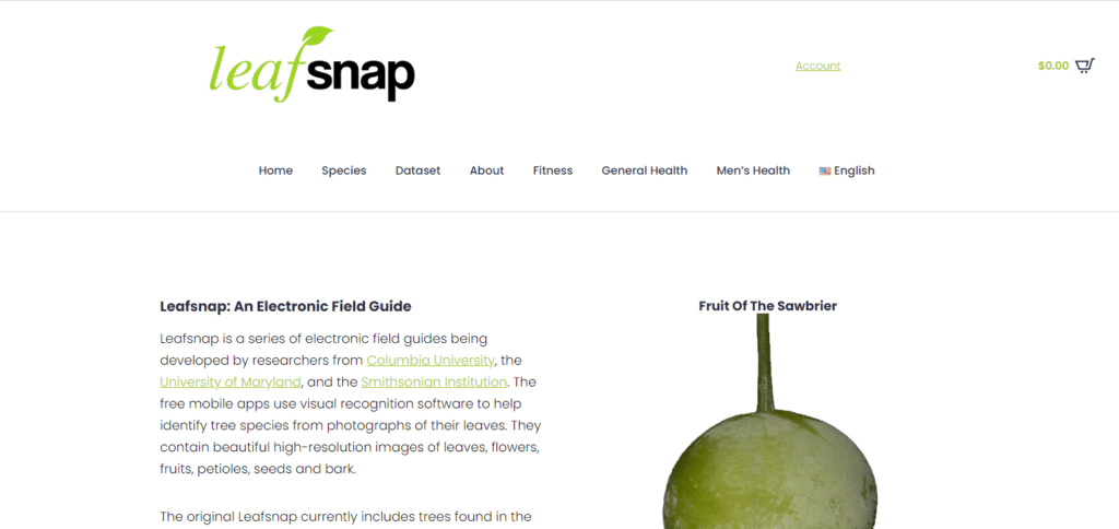 LeafSnap Android App To Identify Weeds And Grasses