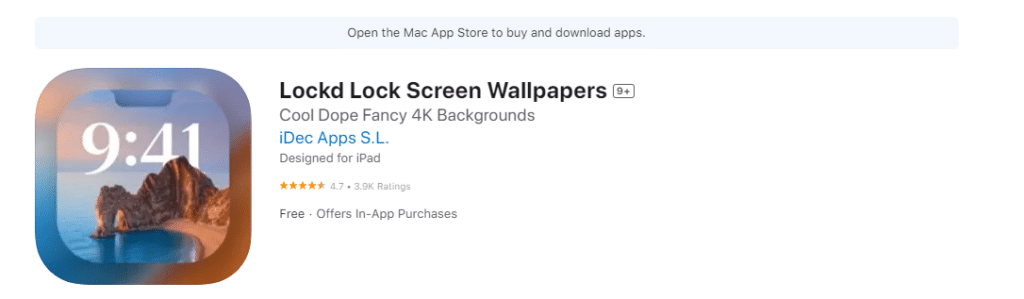 Lockd Free HD Wallpaper Apps for iPhone