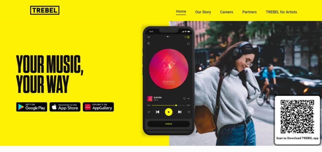 Trebel Offline Music App 