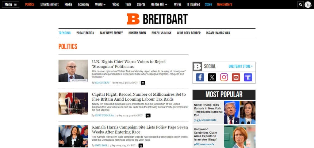 Breitbart Conservative News Apps