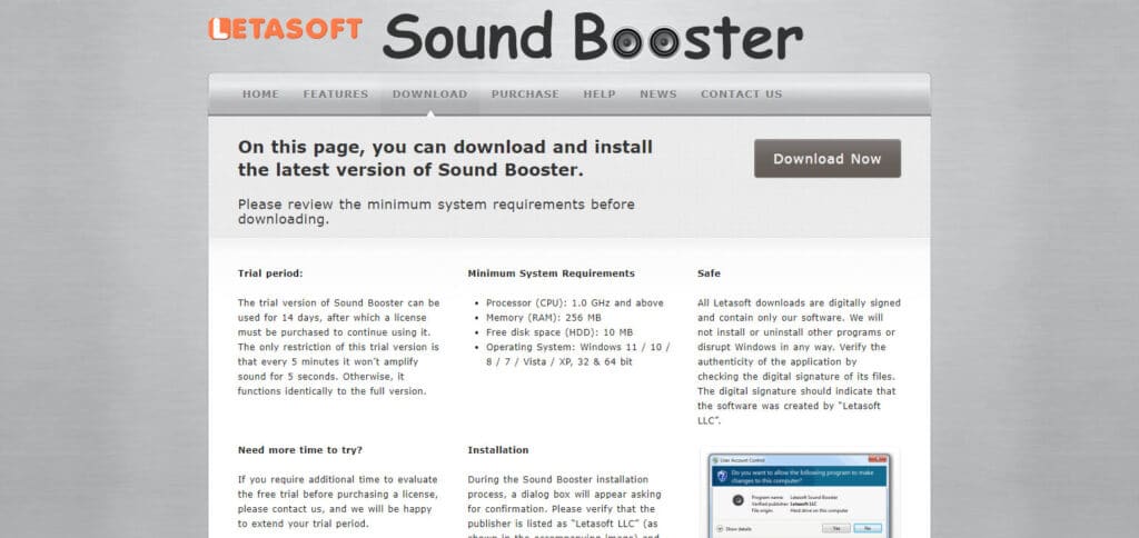 Letasoft Sound Booster Audio Quality App For Windows 11