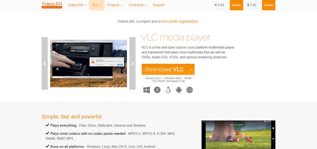 VLC Media Player Audio Quality App For Windows 11