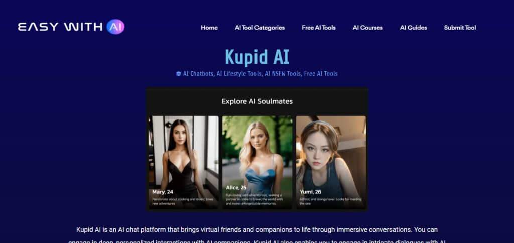 Kupid Ai Girlfriend App