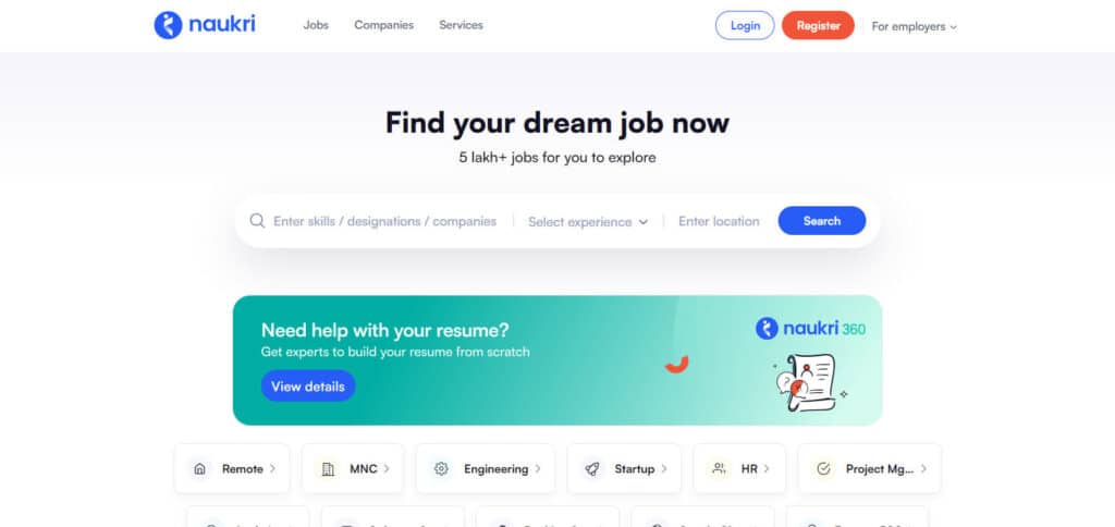 Naukri com  Best Job Apps In UAE