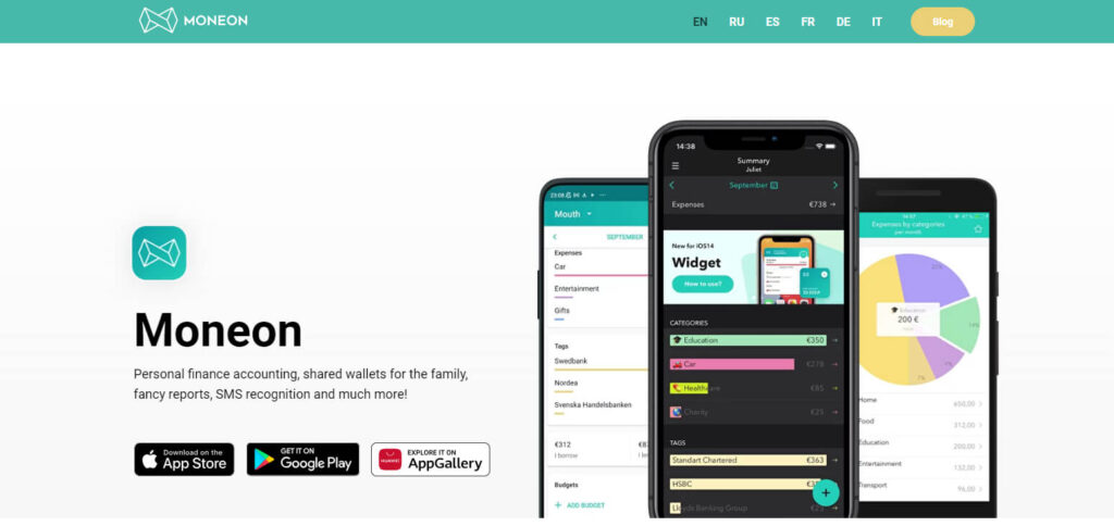 Moneon Budget App België