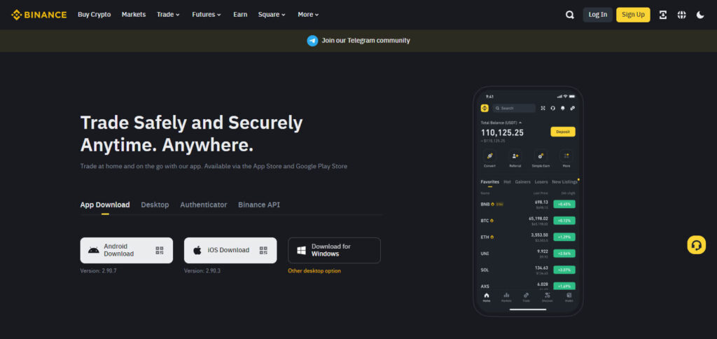 Binance App Crypto App België