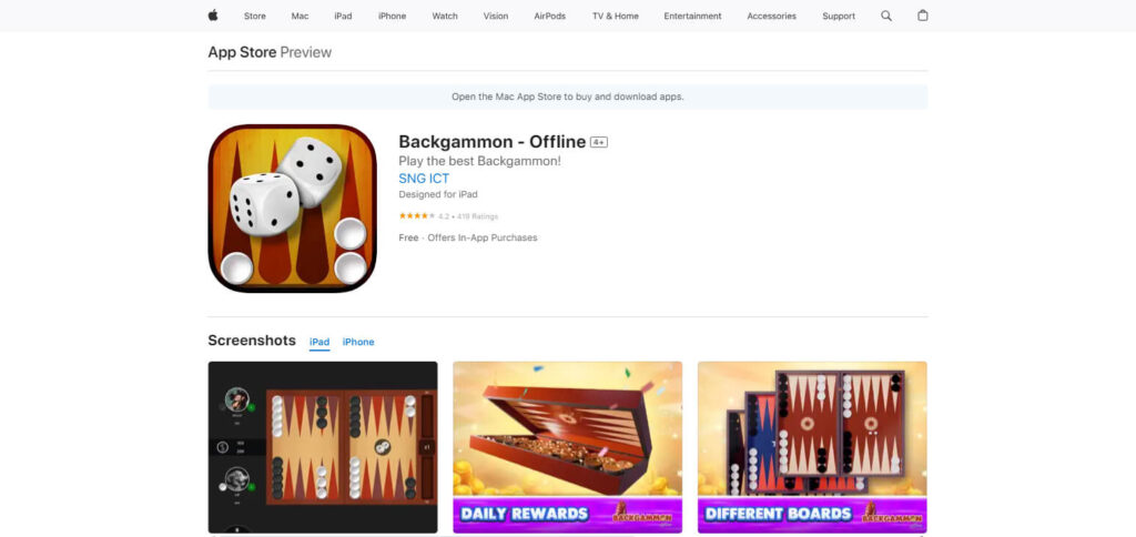 Backgammon Offline Android Backgammon App