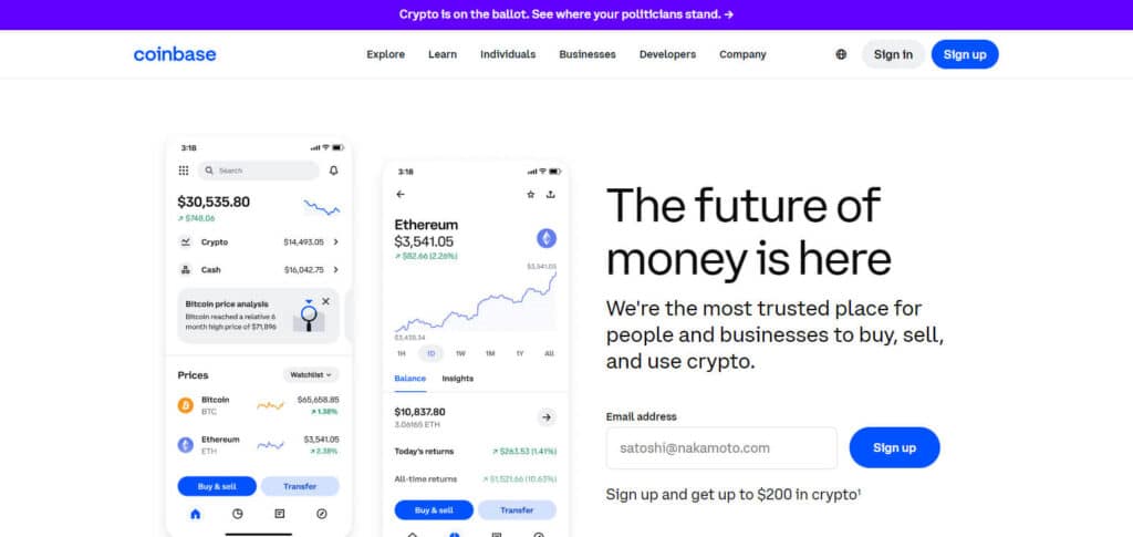 Coinbase Crypto App België