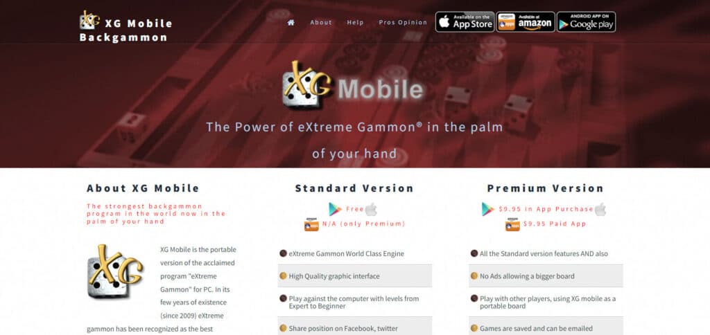 XG Mobile Backgammon Android Backgammon App