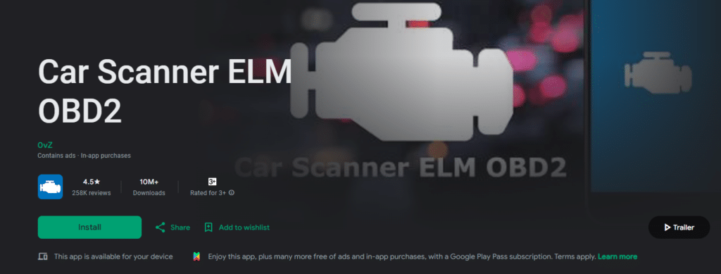 Car Scanner ELM OBD2 App Best obd2 App For Android