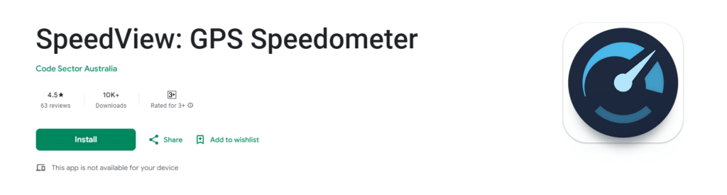 SpeedView – GPS Speedometer