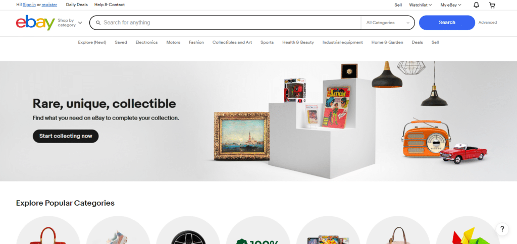 eBay  App To Sell Clothes