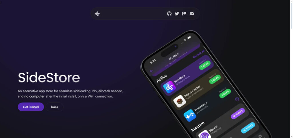 Sidestore Best Tweaked Apps For IOS