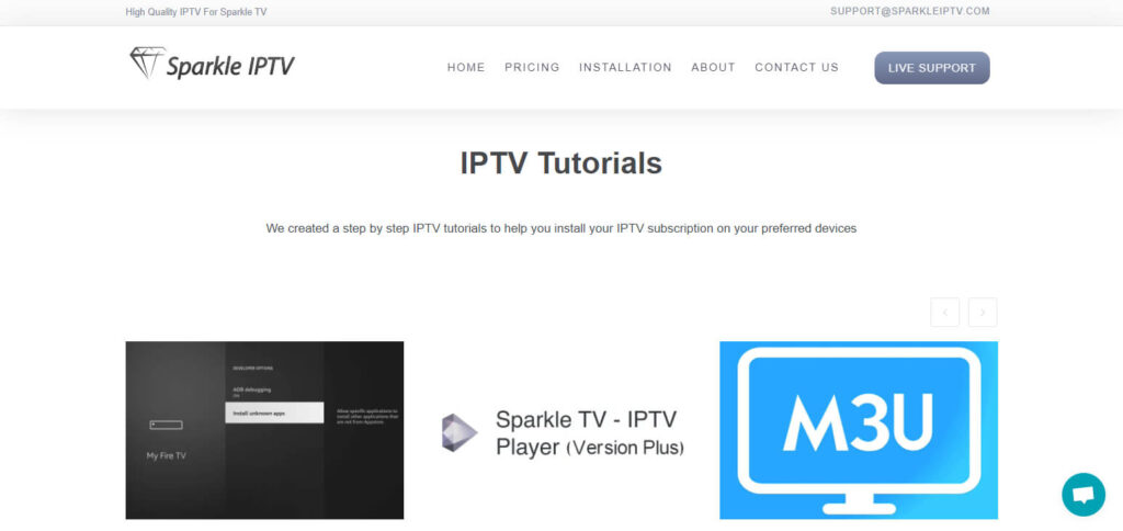 Sparkle TV – IPTV Player IPTV App For Chromecast With Google Tv