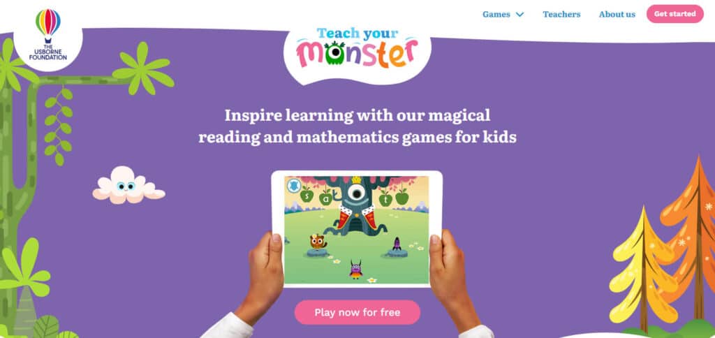Teach Your Monster to Read Educational Apps For 4 Year Olds