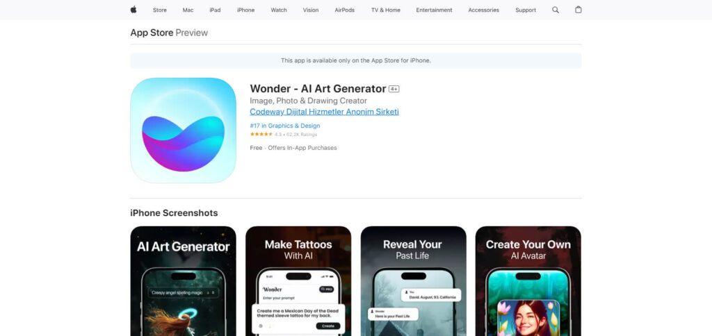 Wonder Free Ios Apps To Create Realistic Images