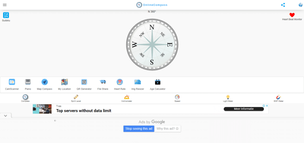 Compass Level Android Level App