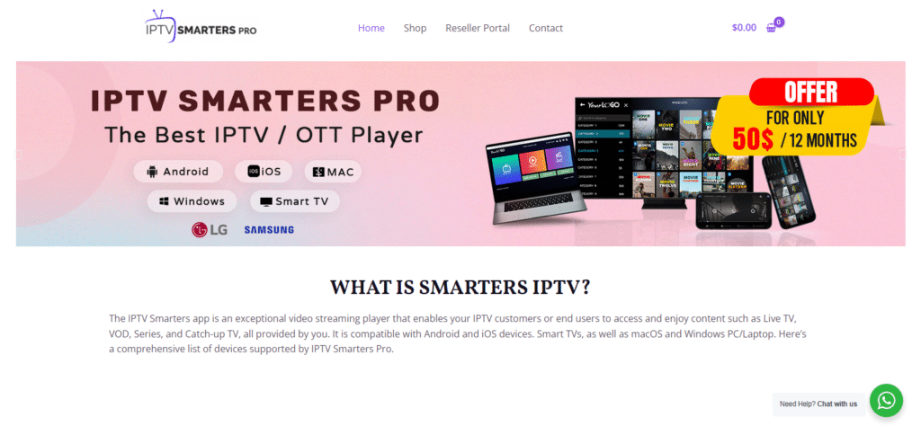 IPTV Smarters IPTV App For Chromecast With Google Tv
