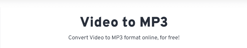Video to MP3 Converter