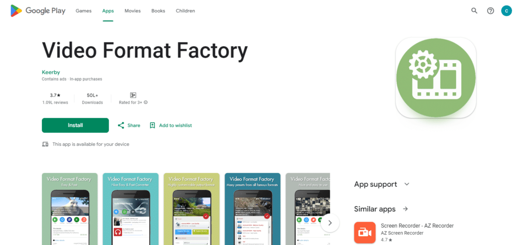 Video Format Factory