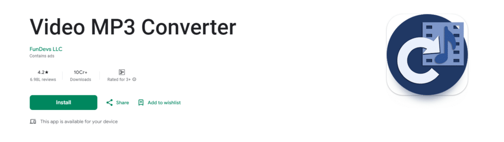 MP3 Video Converter