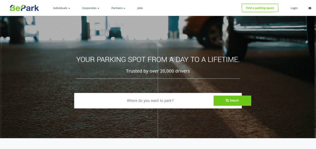 BePark Parkeer App België