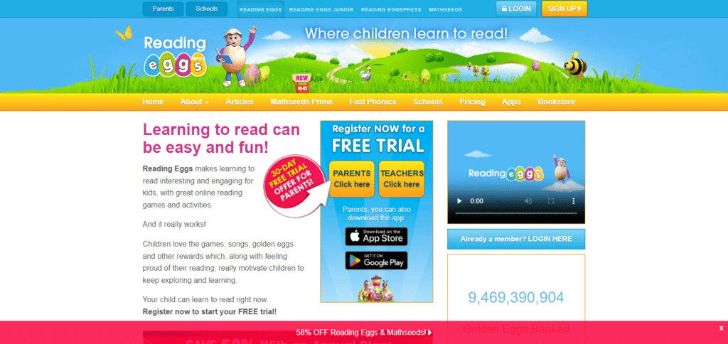Reading Eggs Educational Apps For 4 Year Olds