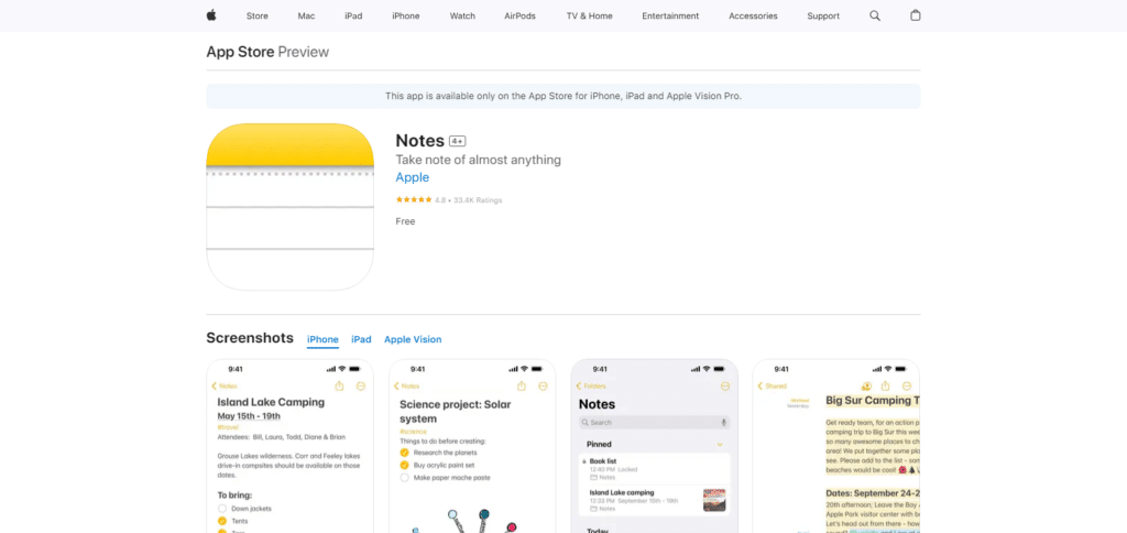 Apple Notes
