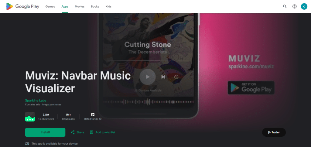 Muviz Android Apps For Customization