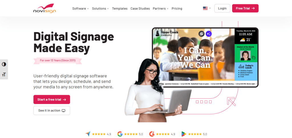 NoviSign Android Kiosk App