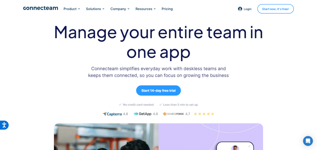 Connecteam Android Kiosk App