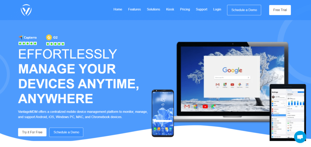 VantageMDM Android Kiosk App