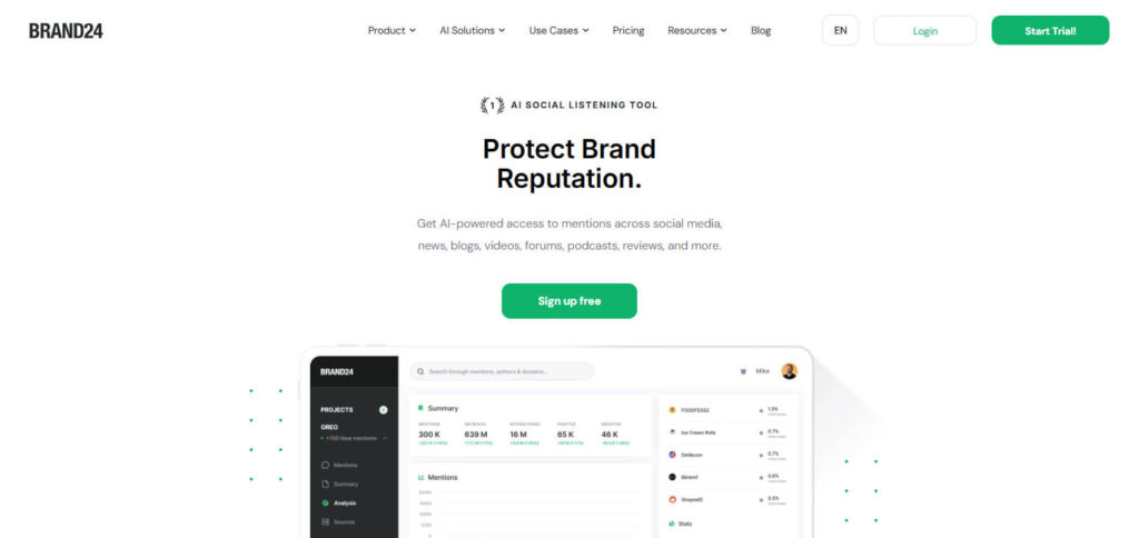 Brand24 Apps For Tiktok Analytics