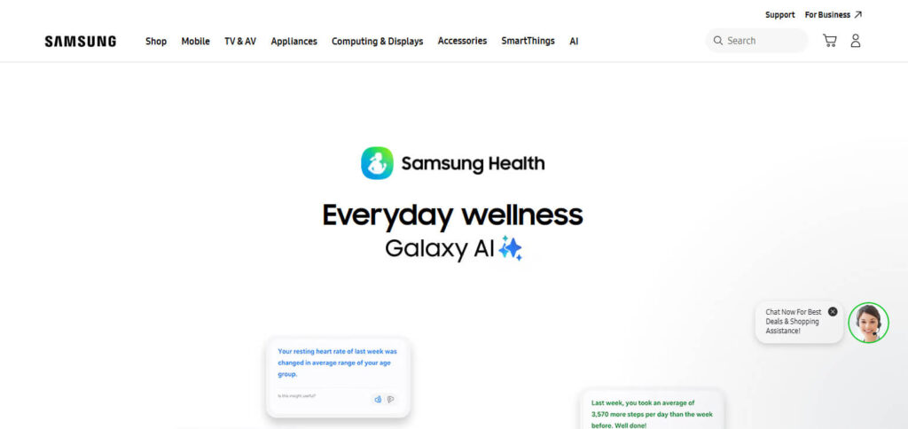 Samsung Health Samsung Mobile Apps