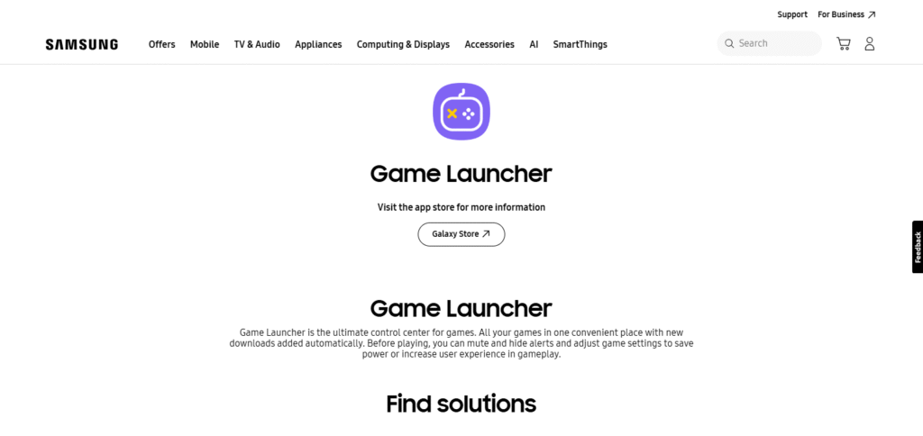 Samsung Game Launcher Samsung Mobile Apps