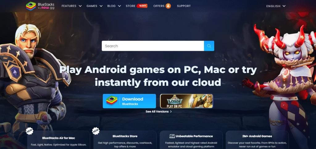 BlueStacks Android Emulators For Pc