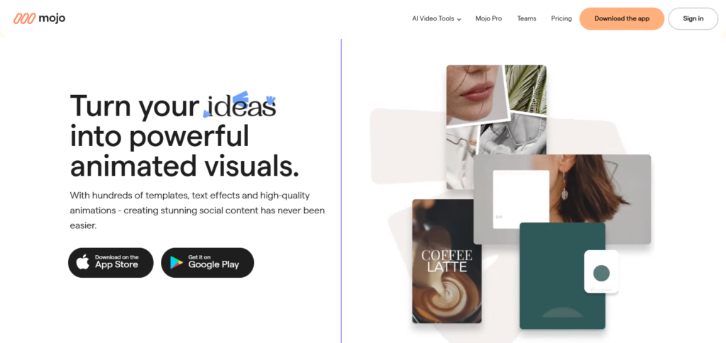 Mojo Apps For Designing Custom Instagram Stories