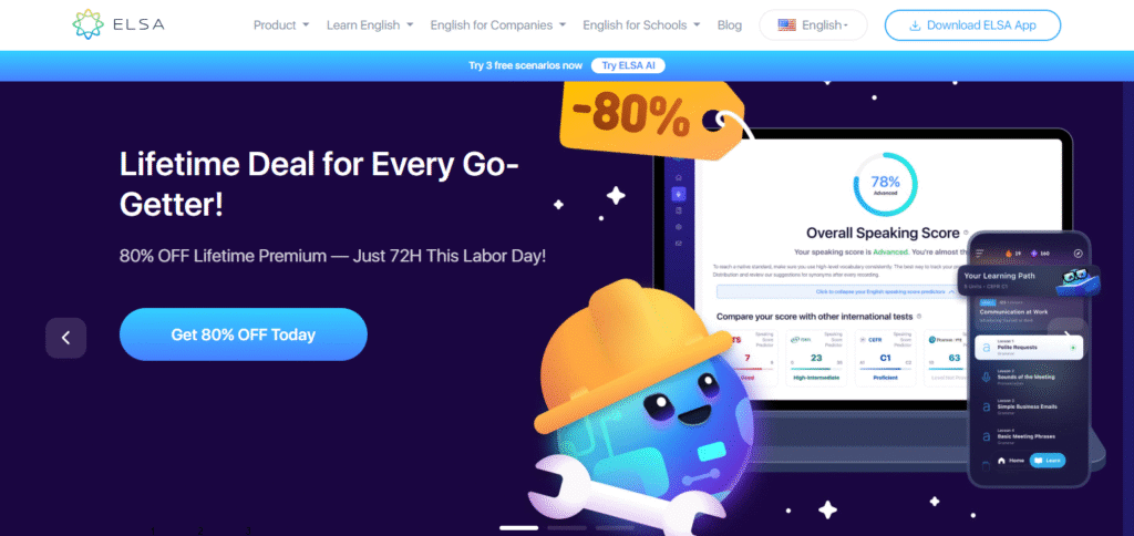 ELSA Speak Apps for AI-Powered Language Learning