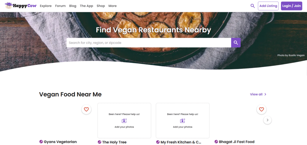 HappyCow Apps for Sustainable Living and Eco-Friendly Choices