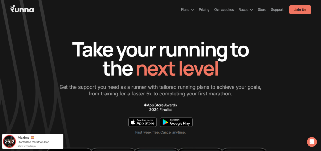 Runna Apps For Tracking Exercise Goals