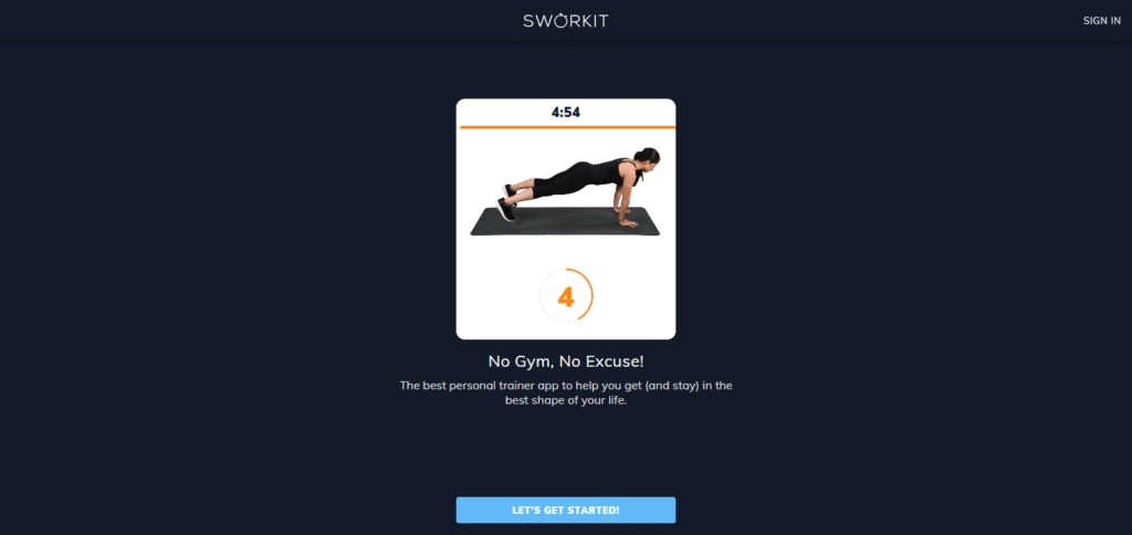 Sworkit Customizable Fitness Apps for Home Workouts