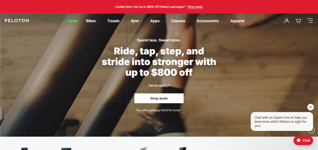 Peloton Customizable Fitness Apps for Home Workouts